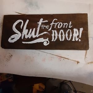 Free standing wood home decor